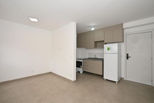 Sala de apartamento para alugar com 1 quarto, 53m² em Vila Sonia, São Paulo