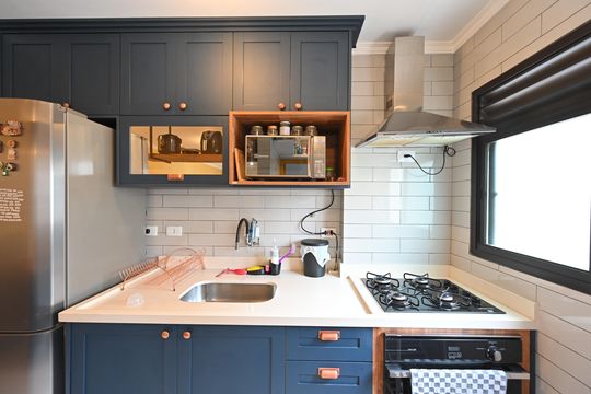 Cozinha de apartamento à venda com 2 quartos, 56m² em Jardim da Saúde, São Paulo