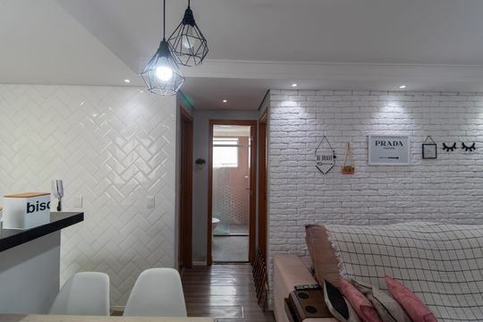 Salas de apartamento à venda com 2 quartos, 46m² em Parque das Cachoeiras, Campinas
