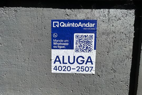 Placa de apartamento para alugar com 1 quarto, 35m² em Rio Tavares Central, Florianópolis