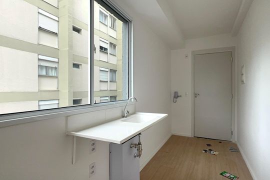 Cozinha de kitnet/studio para alugar com 1 quarto, 30m² em Jardim Paulista, São Paulo
