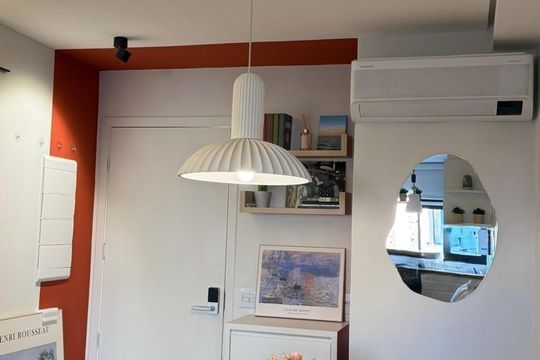 Sala de apartamento para alugar com 1 quarto, 35m² em Km 18, Osasco