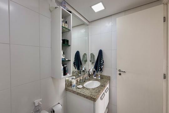 Banheiro Suíte de apartamento à venda com 2 quartos, 103m² em Vila Cruzeiro, São Paulo
