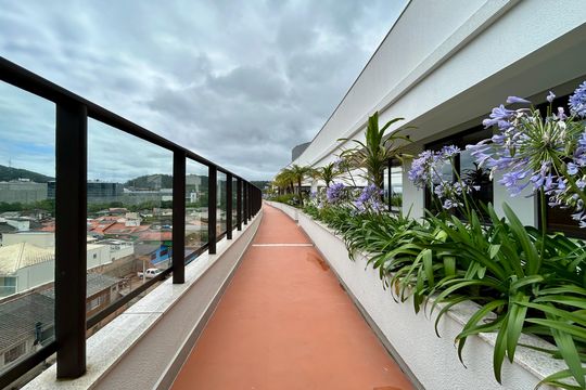 Área comum - Academia de apartamento para alugar com 1 quarto, 50m² em Saco Grande, Florianópolis