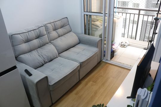 Sala de apartamento à venda com 2 quartos, 42m² em Lapa de Baixo, São Paulo