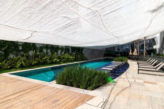Área comum - Piscina de apartamento à venda com 2 quartos, 42m² em Lapa de Baixo, São Paulo