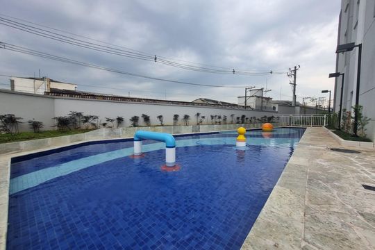 Área comum - Piscina de apartamento para alugar com 2 quartos, 37m² em Vila das Bandeiras, Guarulhos