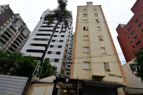 Fachada do Prédio de apartamento à venda com 1 quarto, 52m² em Cambuí, Campinas