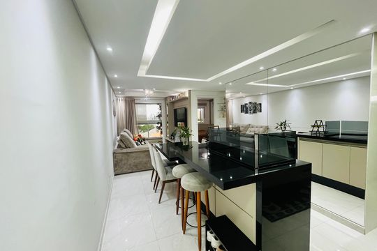 Cozinha de apartamento à venda com 2 quartos, 63m² em Paraíso, Santo André