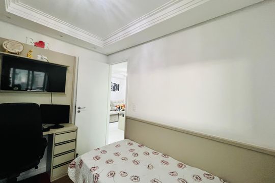 Quarto de apartamento à venda com 2 quartos, 63m² em Paraíso, Santo André