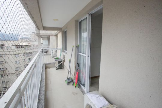 Varanda da Sala de apartamento para alugar com 3 quartos, 136m² em Taquara, Rio de Janeiro