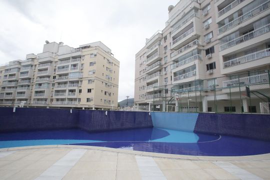 Área comum - Piscina de apartamento para alugar com 3 quartos, 136m² em Taquara, Rio de Janeiro