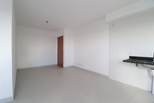 Sala de apartamento para alugar com 2 quartos, 57m² em Novo Mundo, Uberlândia