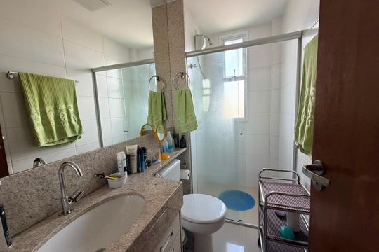 Bnaheiro social  de apartamento à venda com 3 quartos, 113m² em Luxemburgo, Belo Horizonte