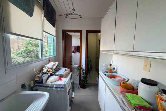 Área de Serviço de apartamento à venda com 3 quartos, 113m² em Luxemburgo, Belo Horizonte