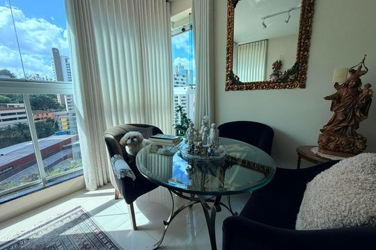 Sala de apartamento à venda com 3 quartos, 113m² em Luxemburgo, Belo Horizonte