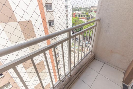 Varanda de apartamento para alugar com 2 quartos, 40m² em Canindé, São Paulo