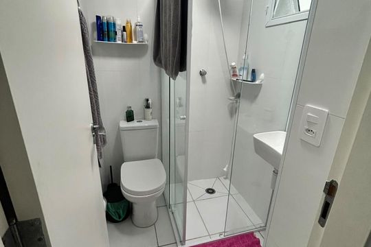 Banheiro de apartamento à venda com 3 quartos, 90m² em Cidade São Francisco , São Paulo