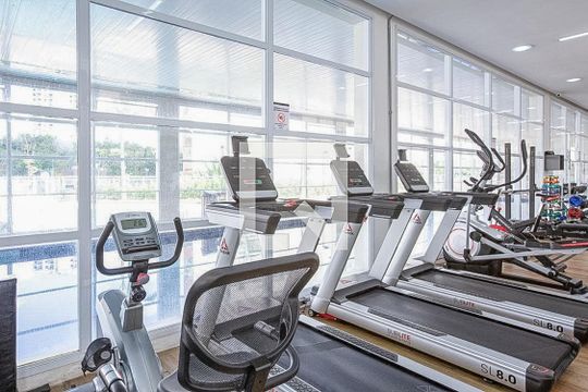 Área comum - Academia de apartamento à venda com 3 quartos, 112m² em Várzea da Barra Funda, São Paulo