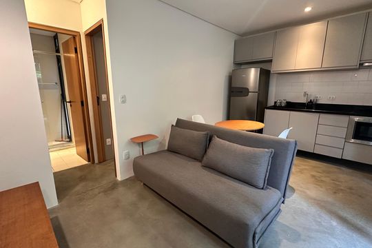 Apartamento para alugar com 1 quarto, 36m² em Brooklin, São Paulo