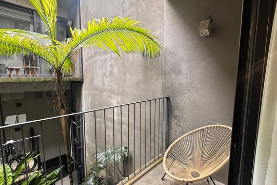 Varanda de apartamento para alugar com 1 quarto, 36m² em Brooklin, São Paulo