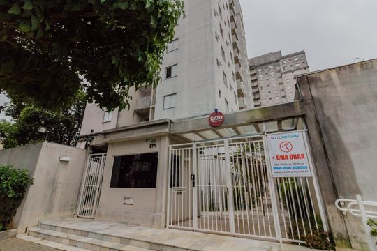 Fachada  de apartamento à venda com 3 quartos, 61m² em Vila Alzira, Santo André