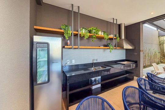 Área comum de kitnet/studio para alugar com 1 quarto, 24m² em Ipiranga, São Paulo