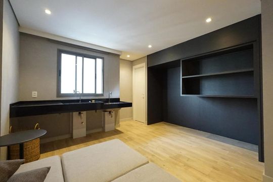 Área comum de kitnet/studio para alugar com 1 quarto, 24m² em Ipiranga, São Paulo