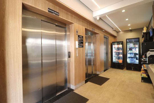Área comum de apartamento para alugar com 1 quarto, 27m² em Santa Mônica, Uberlândia