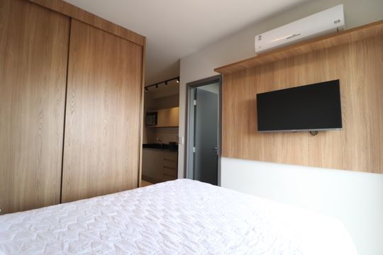 Quarto de apartamento para alugar com 1 quarto, 27m² em Santa Mônica, Uberlândia
