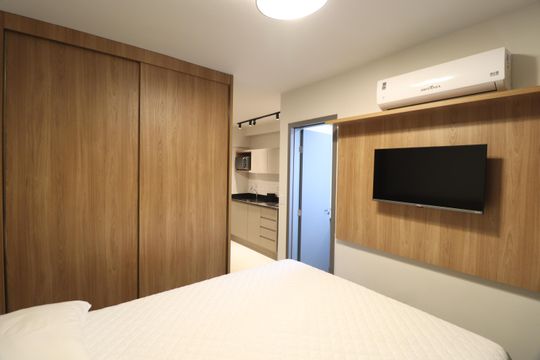 Quarto de apartamento para alugar com 1 quarto, 27m² em Santa Mônica, Uberlândia