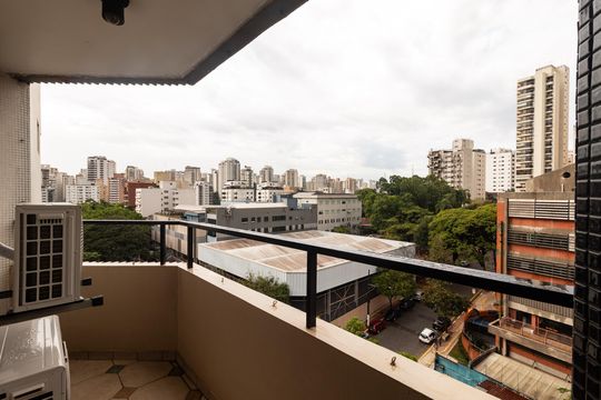 Varanda da Suíte de apartamento à venda com 3 quartos, 155m² em Perdizes, São Paulo