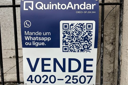 Placa de apartamento à venda com 2 quartos, 79m² em Mooca, São Paulo