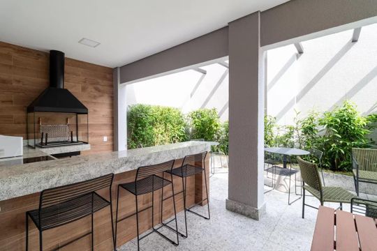 Churrasqueira de kitnet/studio para alugar com 1 quarto, 28m² em Barra Funda, São Paulo