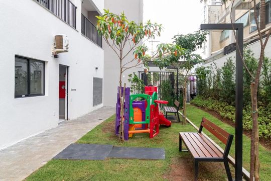 Playground de kitnet/studio para alugar com 1 quarto, 28m² em Barra Funda, São Paulo