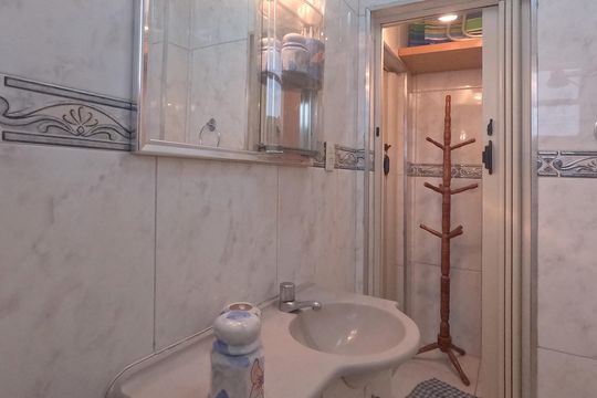 Banheiro de apartamento para alugar com 1 quarto, 36m² em Boqueirão, Santos