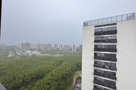 Suíte - Vista de apartamento para alugar com 3 quartos, 60m² em Barra Olímpica, Rio de Janeiro