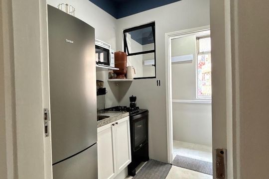 Cozinha de apartamento para alugar com 3 quartos, 60m² em Centro, Belo Horizonte