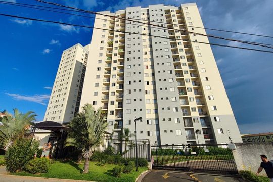 Fachada do Condomínio de apartamento à venda com 2 quartos, 59m² em Vila Mimosa, Campinas