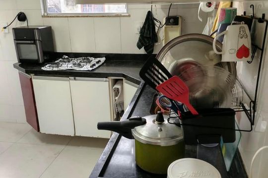 Cozinha de casa para alugar com 3 quartos, 70m² em Vaz Lobo, Rio de Janeiro
