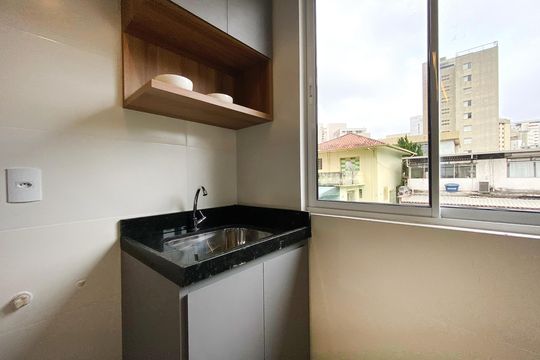 Área de Serviço de apartamento à venda com 3 quartos, 76m² em Serra, Belo Horizonte