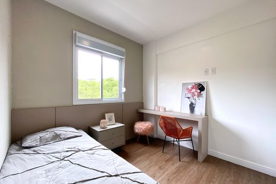 Quarto 3 de apartamento à venda com 3 quartos, 76m² em Serra, Belo Horizonte