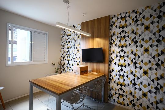 Área comum - Homeoffice de apartamento à venda com 1 quarto, 52m² em Vila Yara, Osasco