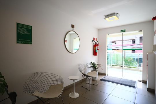 Área comum - Hall de entrada de apartamento à venda com 1 quarto, 52m² em Vila Yara, Osasco