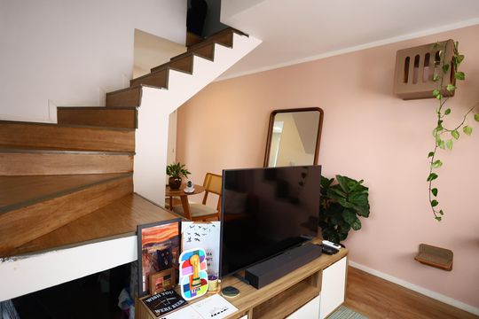Sala de apartamento à venda com 1 quarto, 52m² em Vila Yara, Osasco