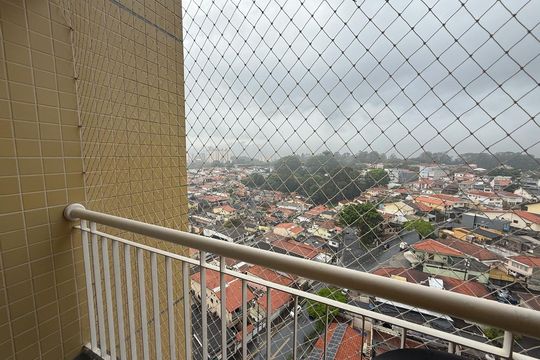 Varanda de apartamento à venda com 2 quartos, 60m² em Parque Maria Domitila, São Paulo