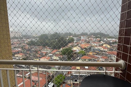 Varanda de apartamento à venda com 2 quartos, 60m² em Parque Maria Domitila, São Paulo