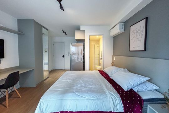 Apartamento para alugar com 1 quarto, 25m² em Pinheiros, São Paulo