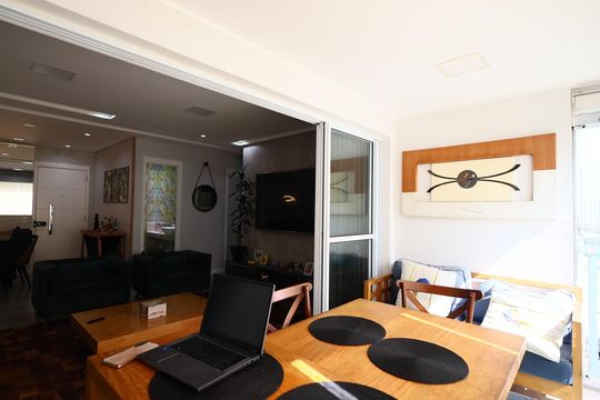 Varanda gourmet de apartamento à venda com 3 quartos, 110m² em Centro, Osasco