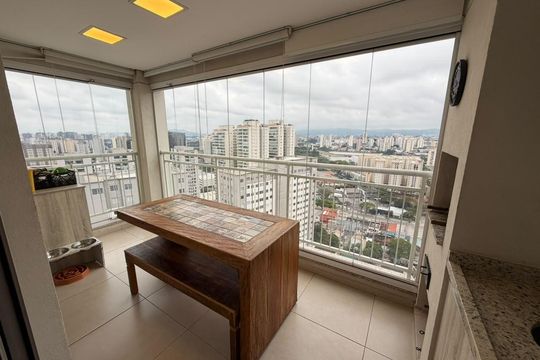 Varanda de apartamento à venda com 2 quartos, 65m² em Barra Funda, São Paulo